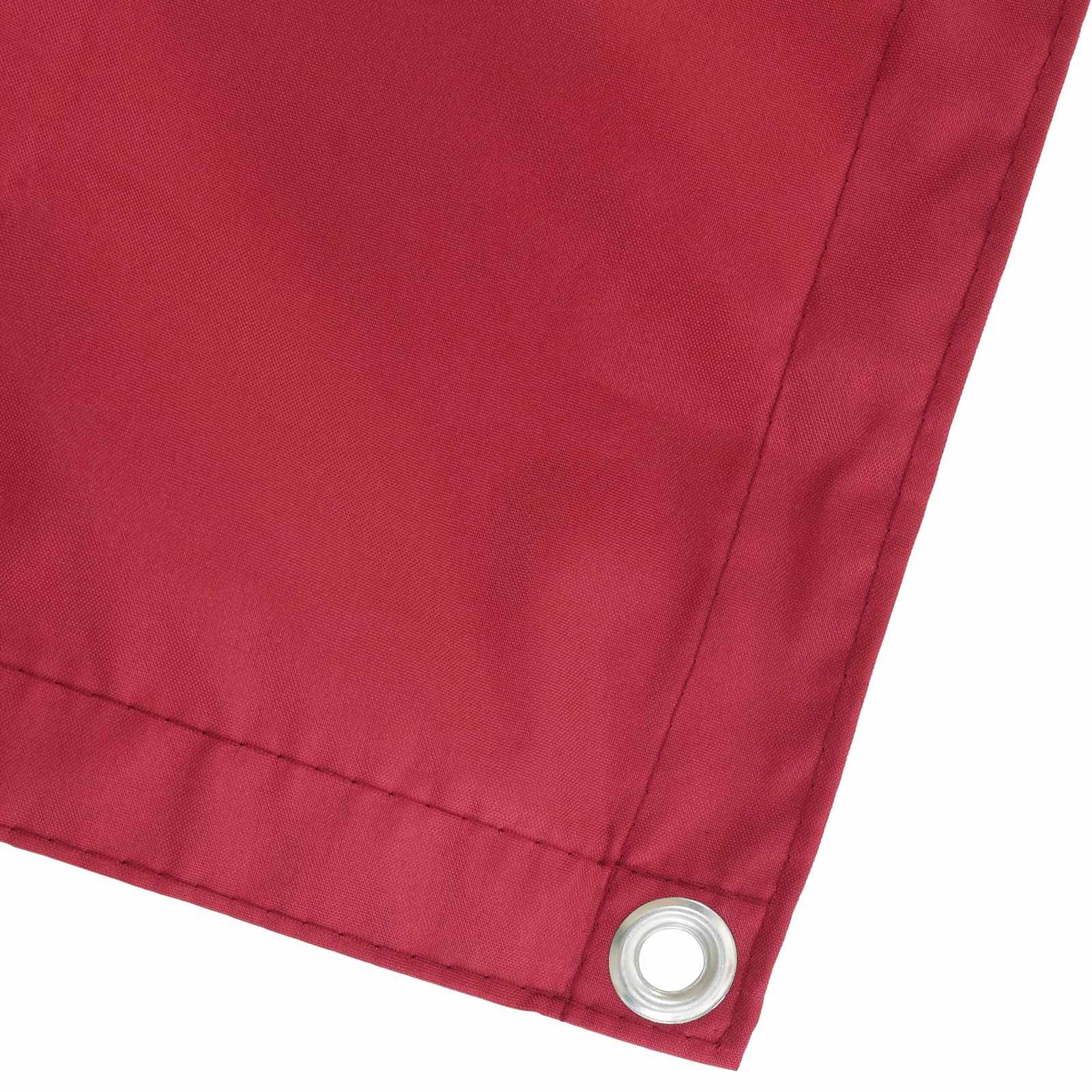 vidaXL Balkonsichtschutz Rot 100 x 1000 cm Oxford-Stoff