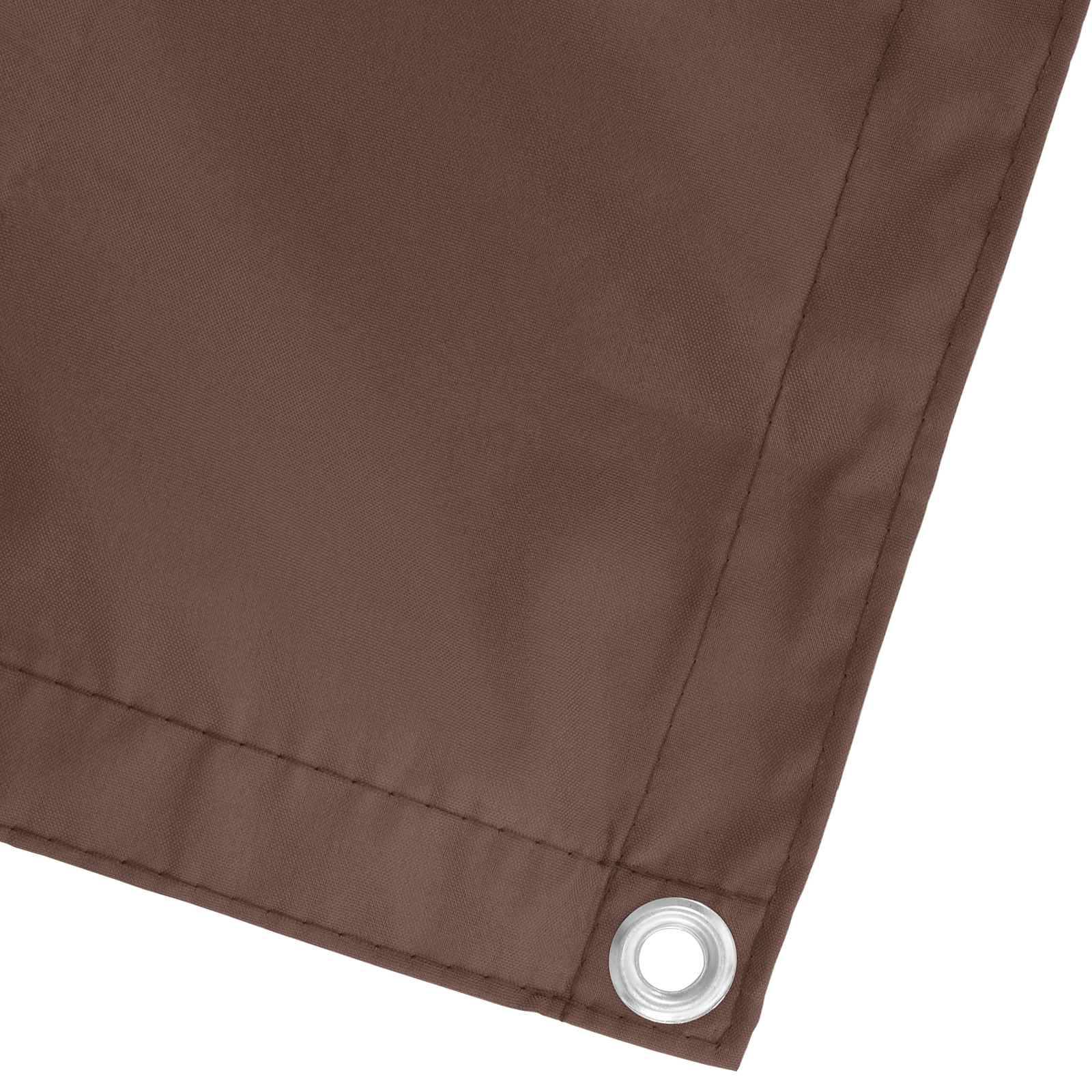vidaXL Balkonsichtschutz Braun 110 x 200 cm Oxford-Stoff