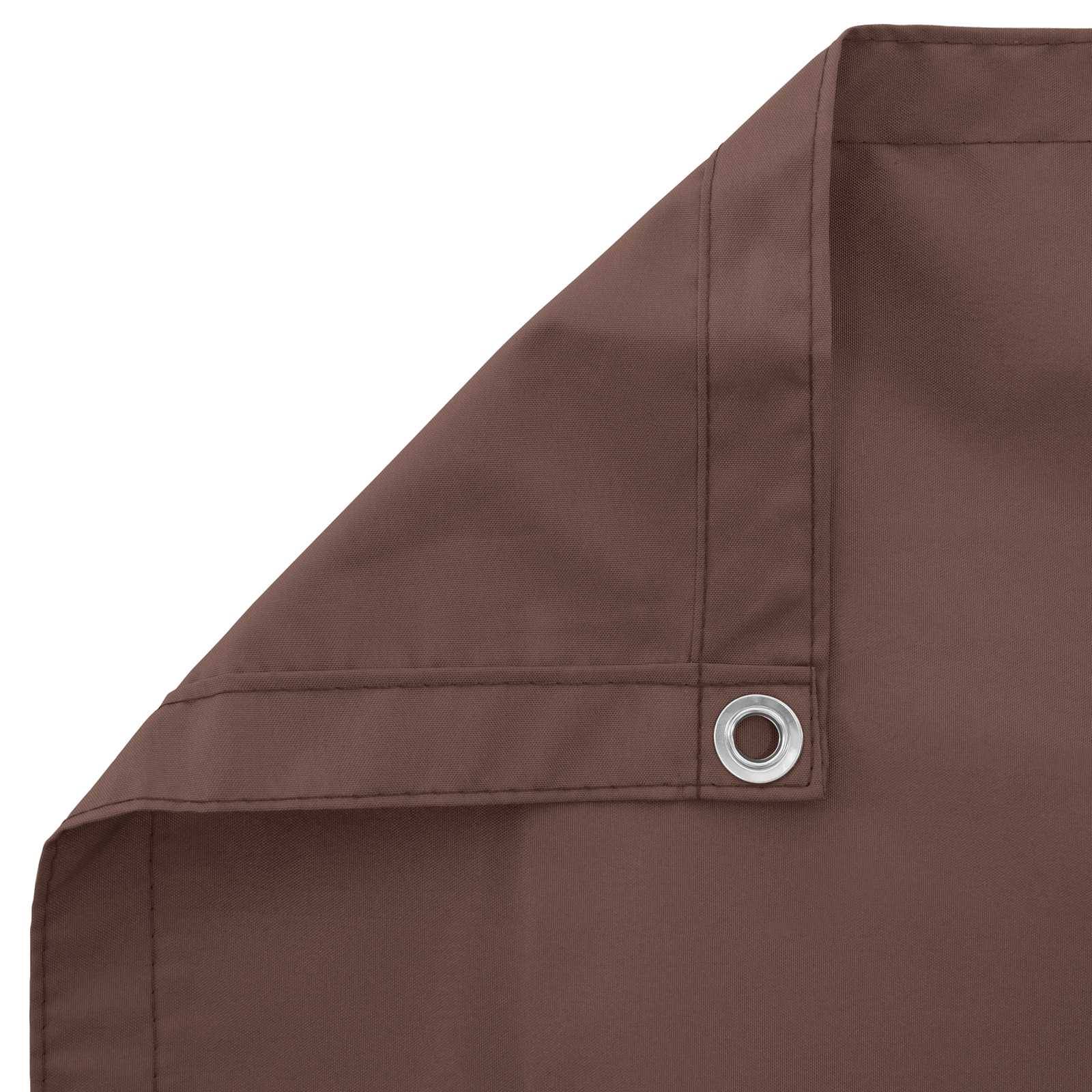 vidaXL Balkonsichtschutz Braun 110 x 200 cm Oxford-Stoff