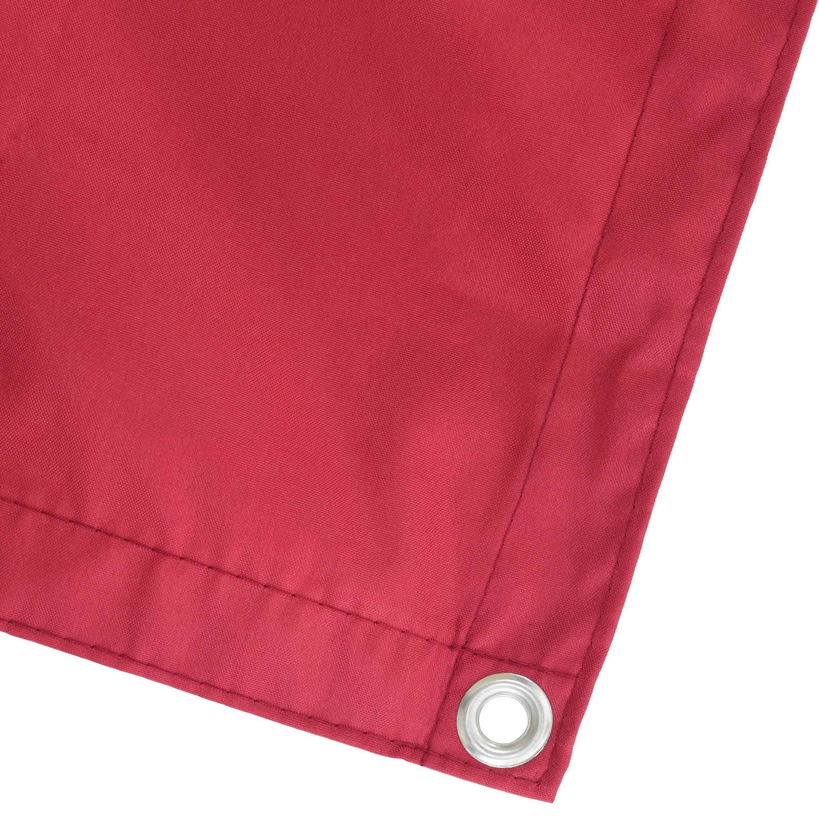 vidaXL Balkonsichtschutz Bordeauxrot 110 x 200 cm Oxford-Stoff