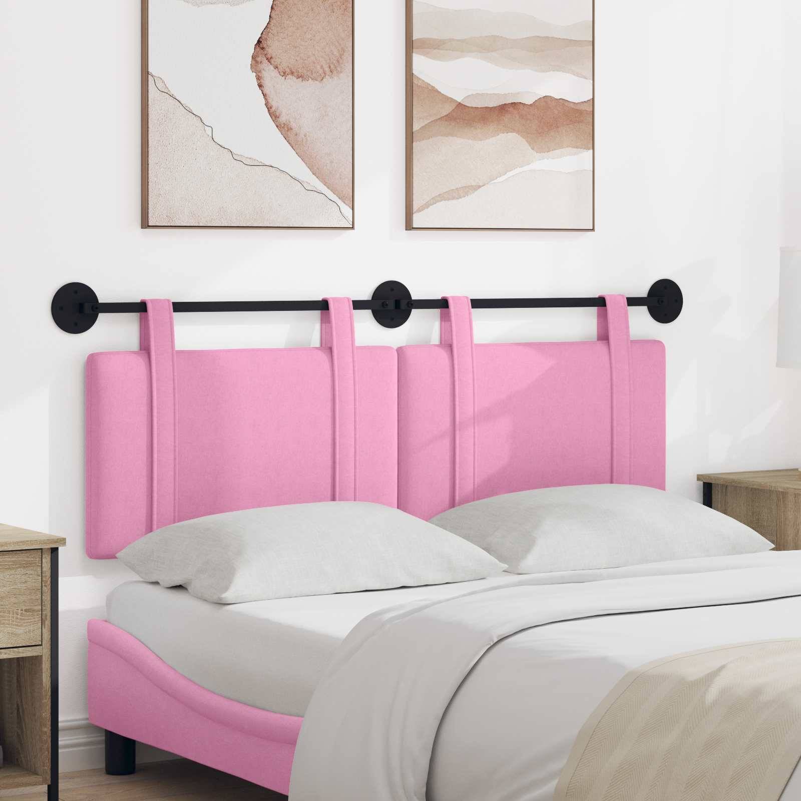 vidaXL Hängevorderseite Rosa Stoff