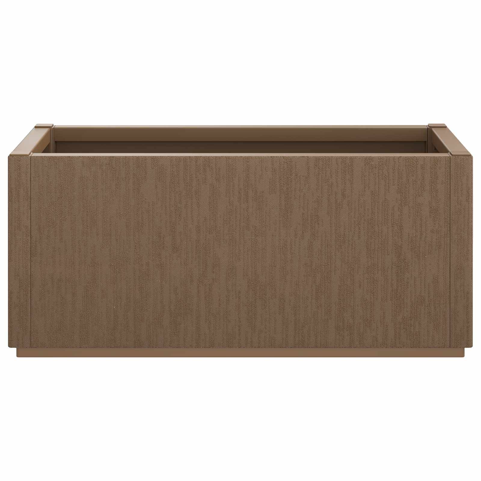 vidaXL Garten-Blumenkasten Braun 80 x 36 x 35 cm PP