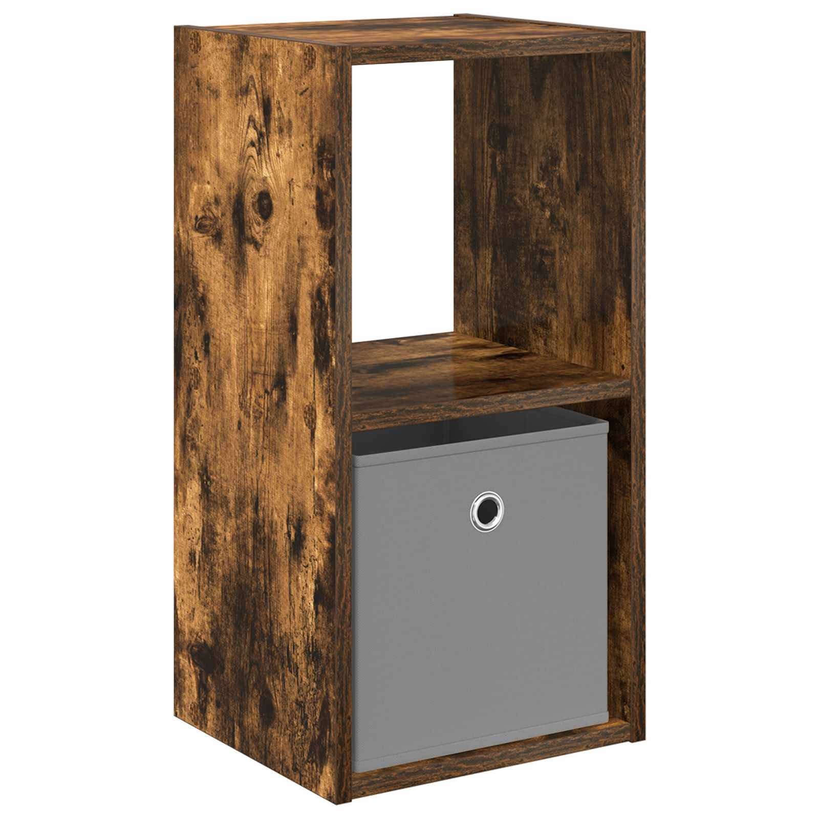 vidaXL Nachttisch Geräucherte Eiche 30,5 x 27 x 59,5 cm Holzwerkstoff