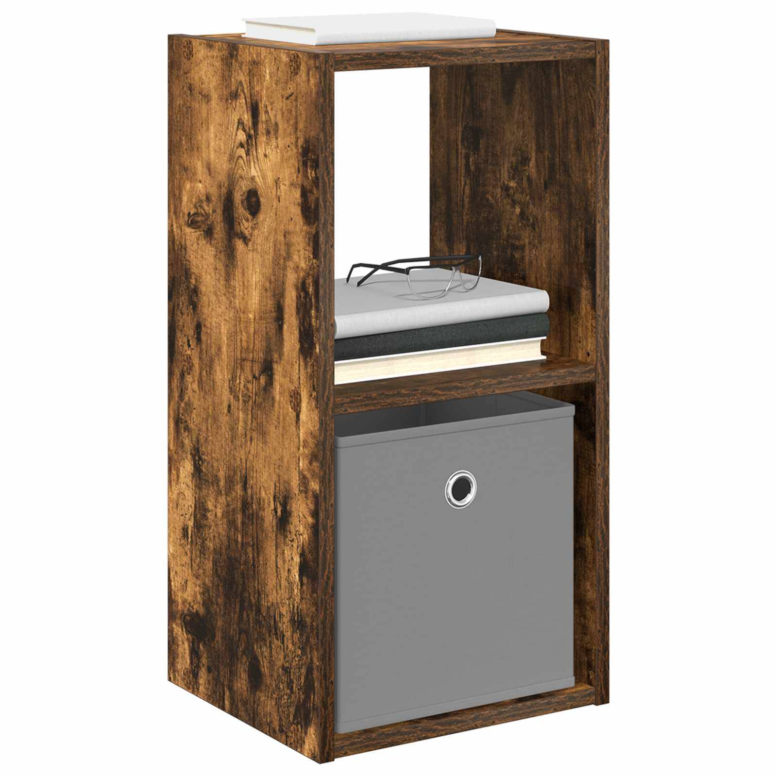vidaXL Nachttisch Geräucherte Eiche 30,5 x 27 x 59,5 cm Holzwerkstoff