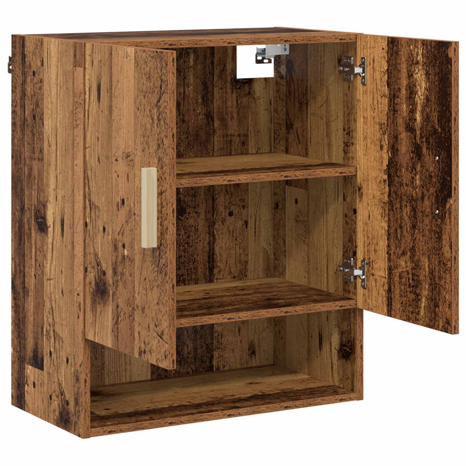 vidaXL Wandschrank Wandmontiert Altholz 60 x 31 x 70 cm Holzwerkstoff
