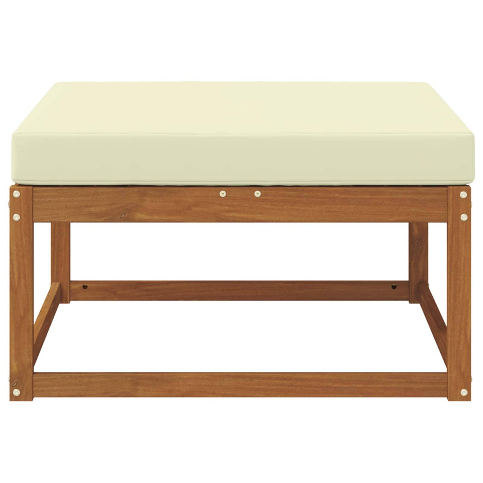vidaXL Outdoor-Fußhocker Natur