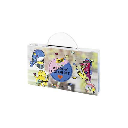 folia Window Color Set BASIC SMALL, 10 x 30 ml