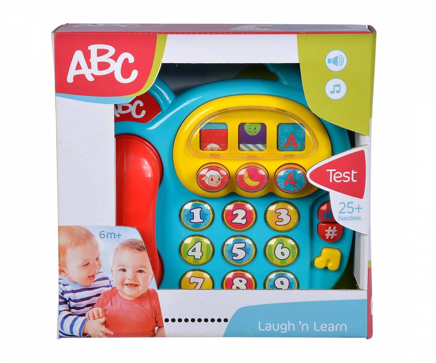 Simba 104010016 - ABC Buntes Telefon