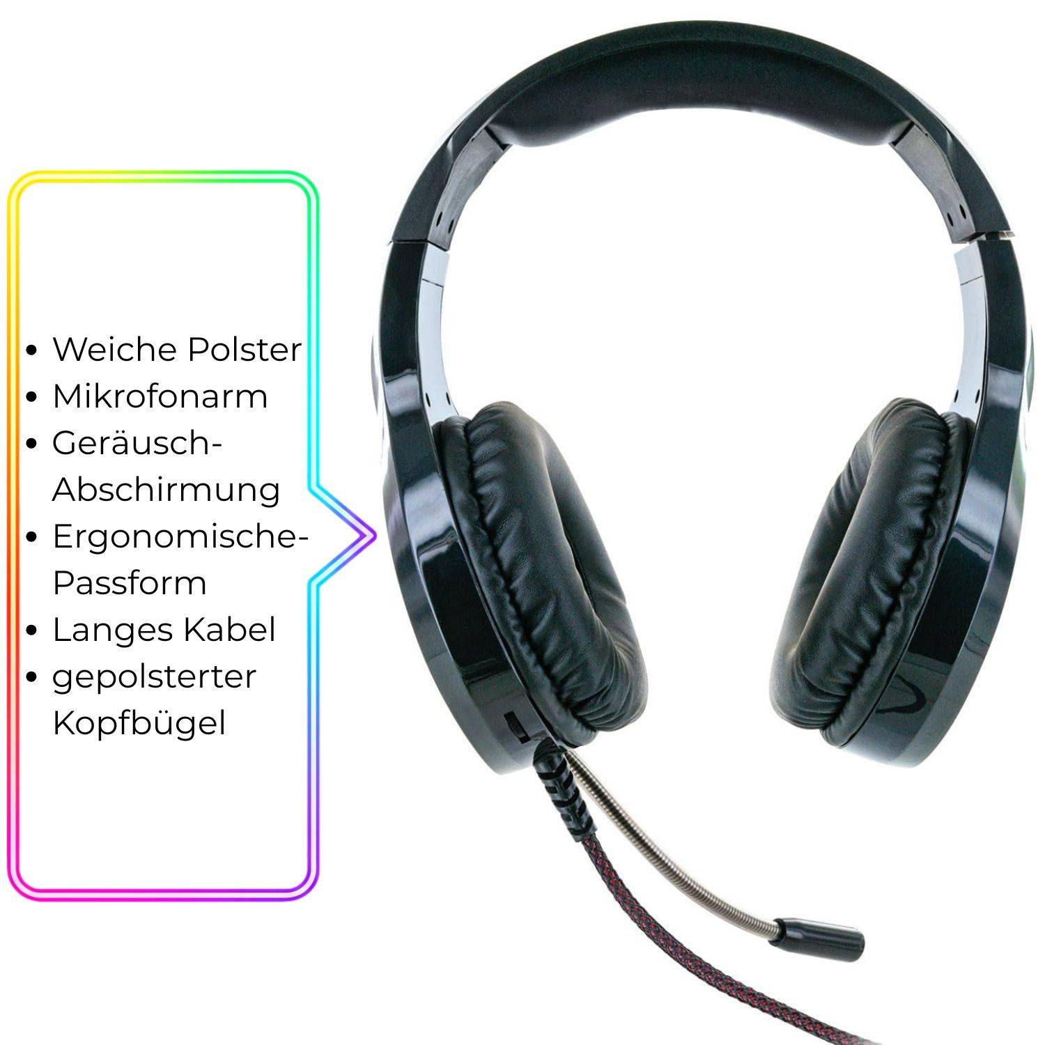 Gaming USB Headset Stereo Beleuchtet