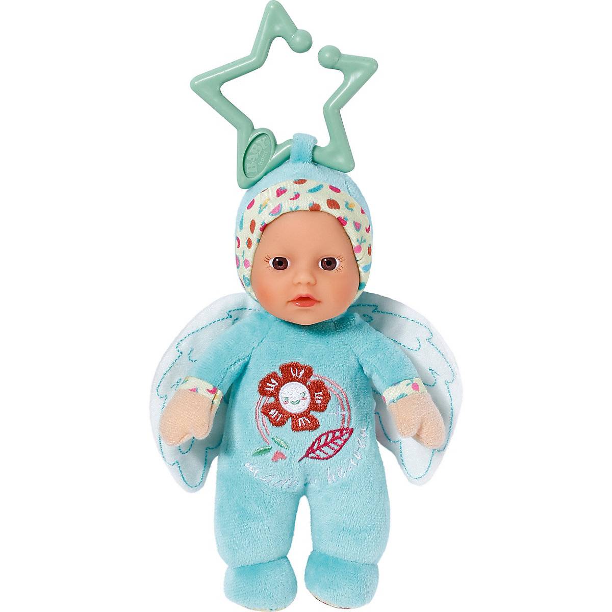 Zapf Creation 832295 - BABY born Engel for babies 2 assorted 18cm - Grün