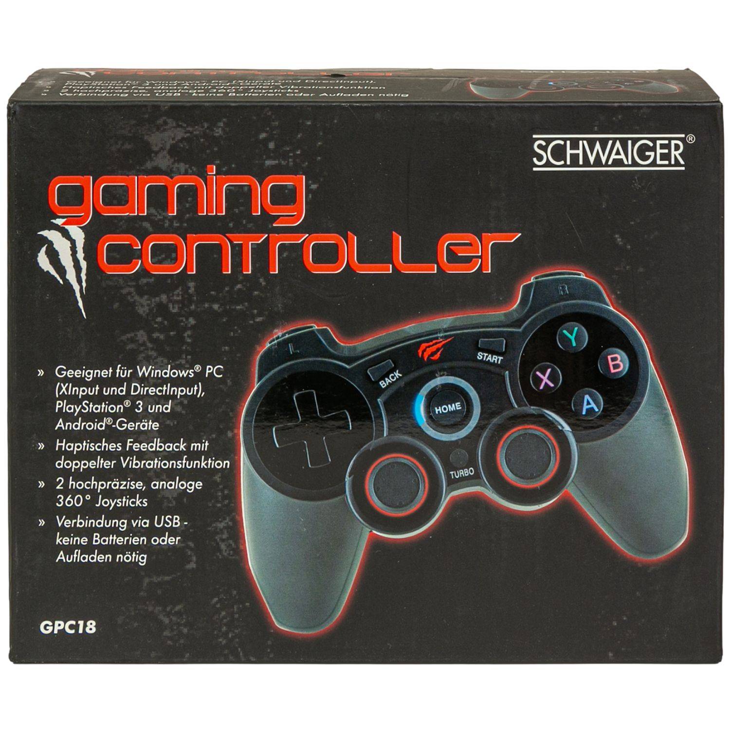 USB Gaming Controller für PC/PS3/Android