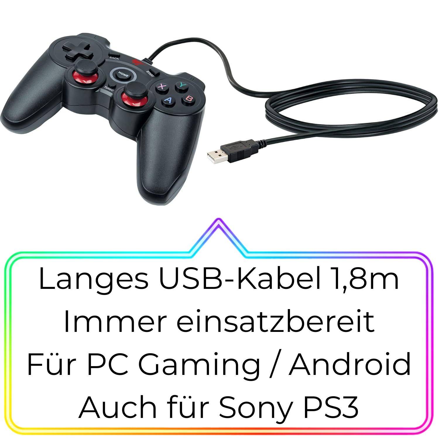 USB Gaming Controller für PC/PS3/Android