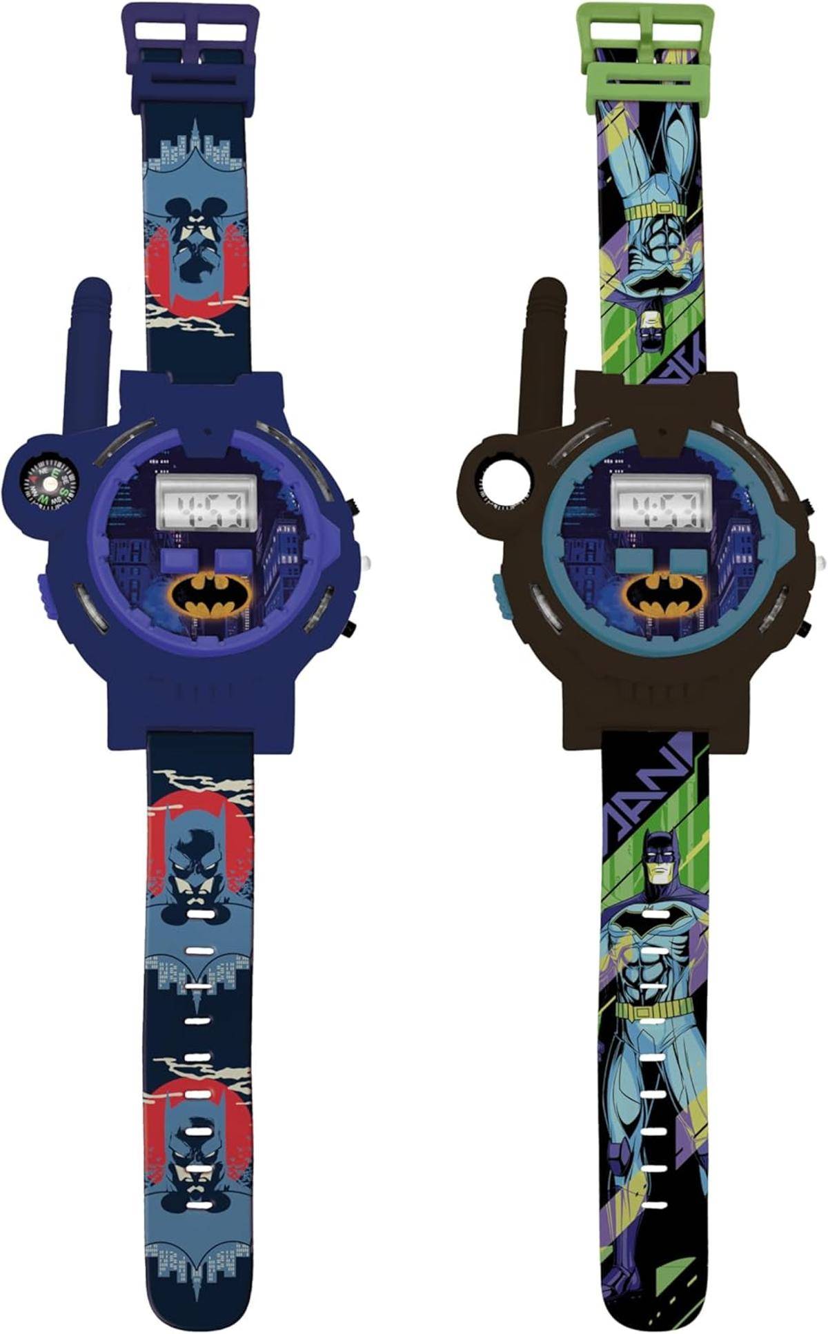 LEXIBOOK Batman Walkie-Talkie-Uhren 2 St. Reichweite ca 200m Kompass DMWTW1BAT
