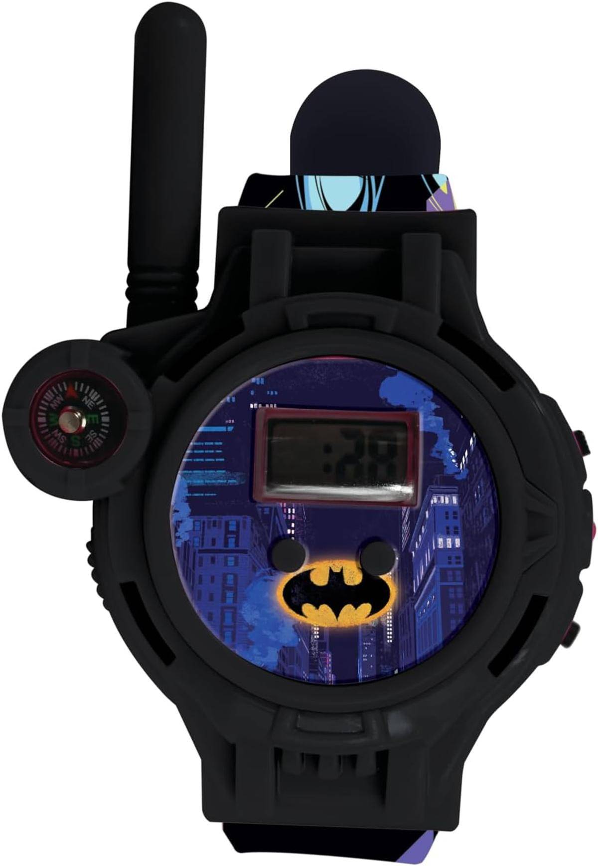 LEXIBOOK Batman Walkie-Talkie-Uhren 2 St. Reichweite ca 200m Kompass DMWTW1BAT