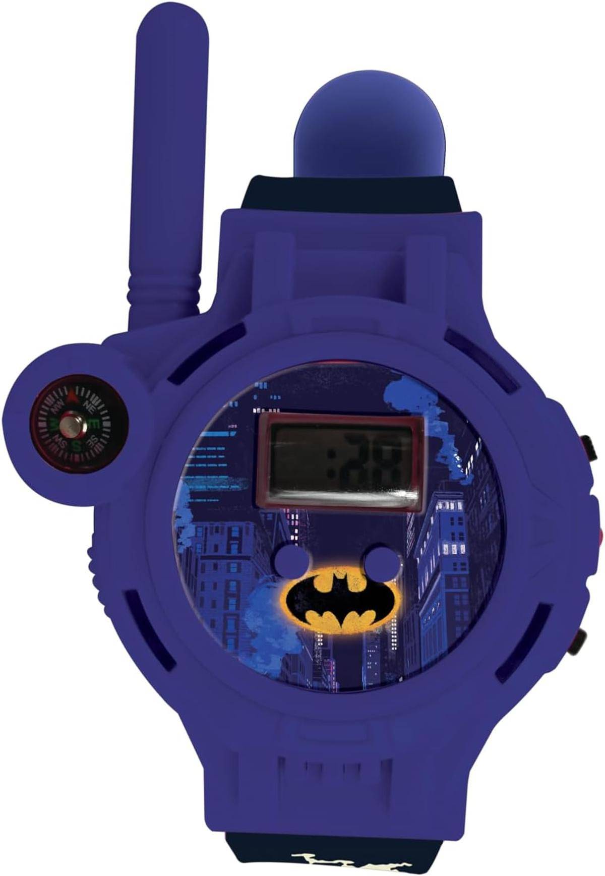 LEXIBOOK Batman Walkie-Talkie-Uhren 2 St. Reichweite ca 200m Kompass DMWTW1BAT