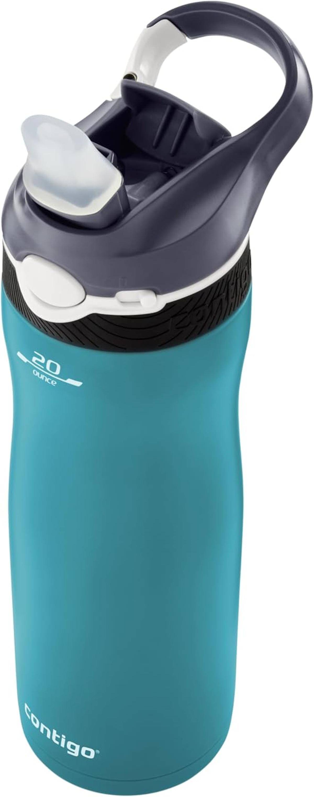Contigo Trinkflasche Ashland Chill Scuba m.Strohhalm 590ml Flasche auslaufsicher