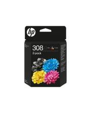 HP 308 Black/Tri-Color Original Ink Cart Tintenpatrone Schwarz