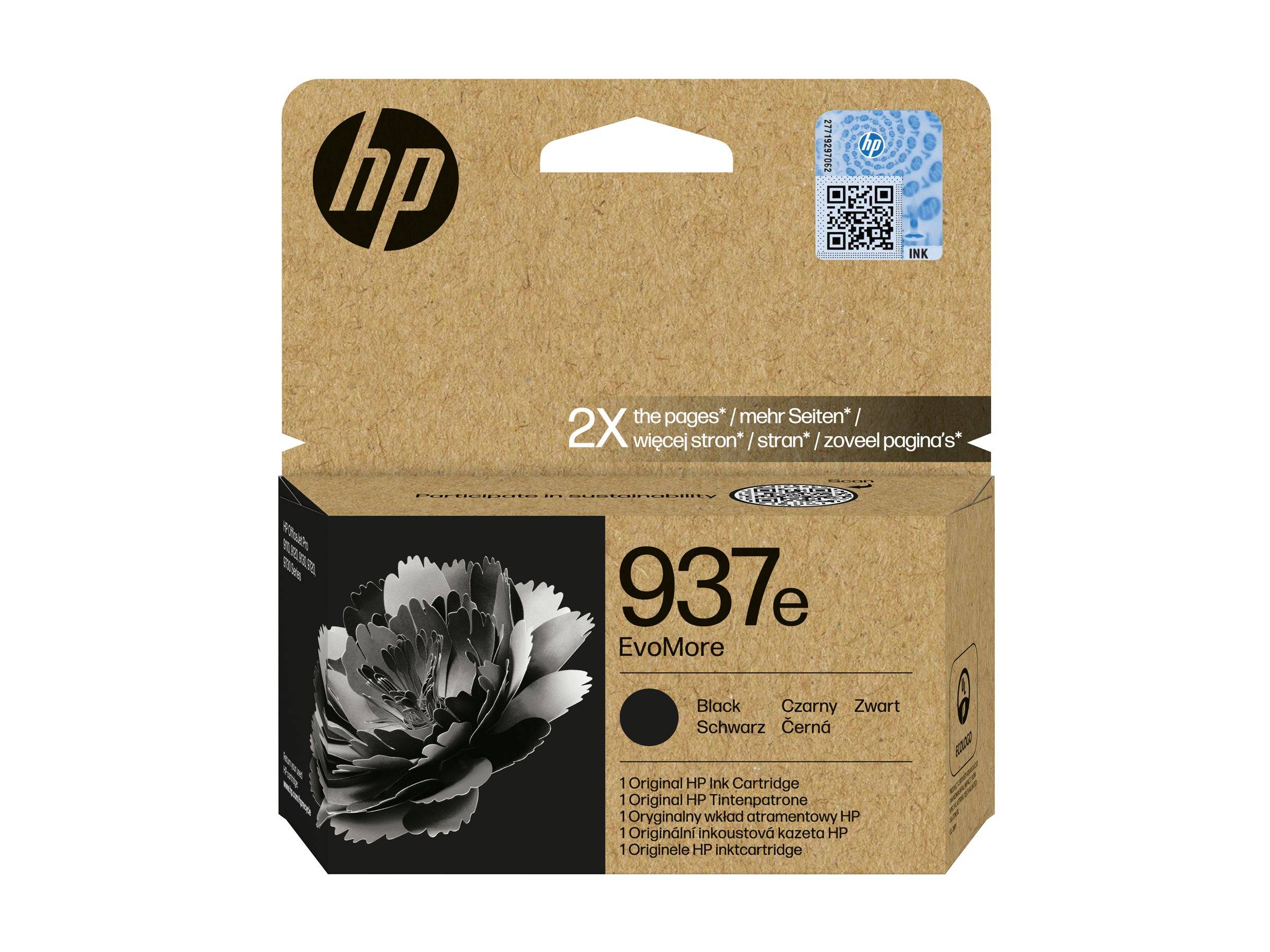 HP 937e EvoMore - Schwarz - original - Tintenpatrone