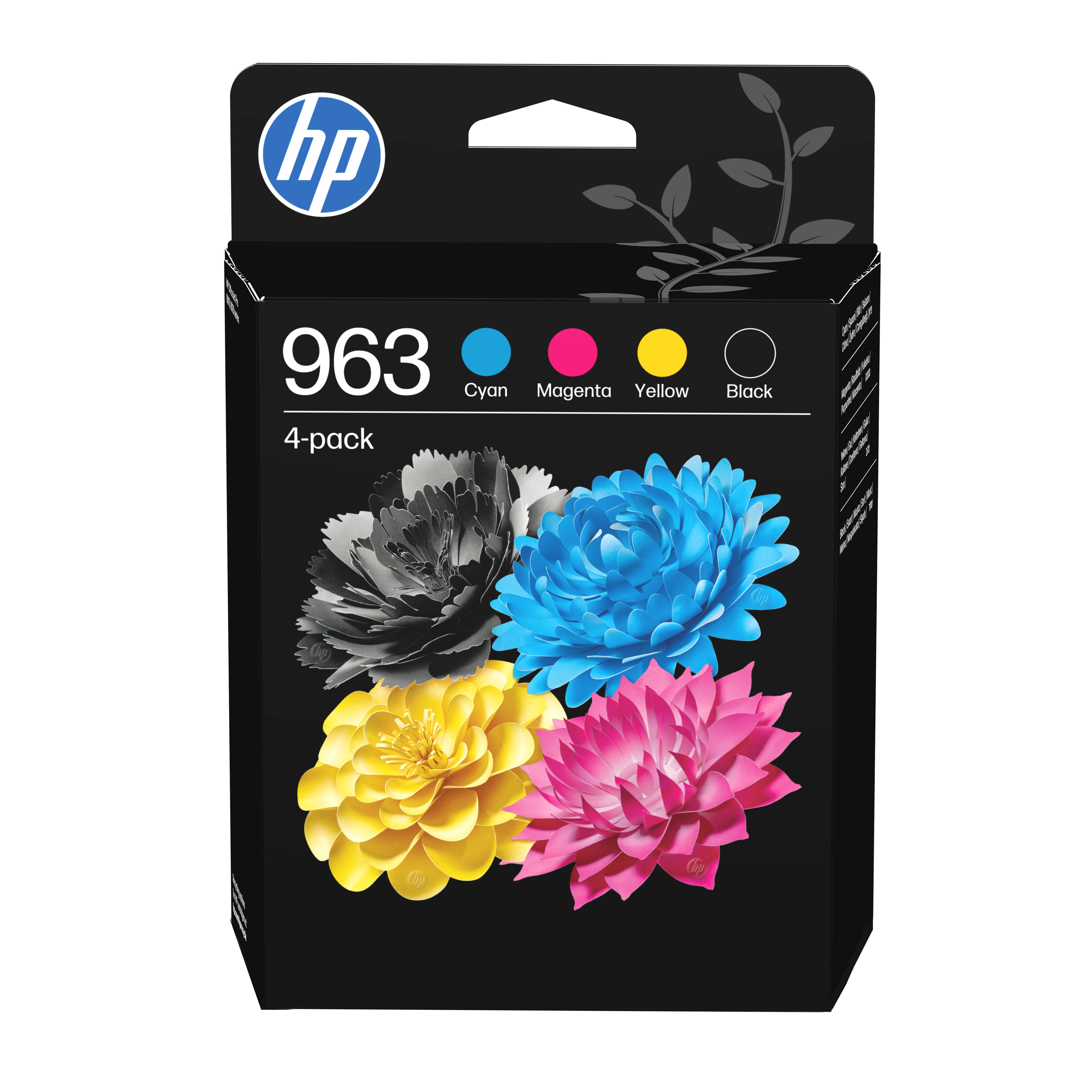 HP 963 - 4er-Pack - Schwarz, Gelb, Cyan, Magenta