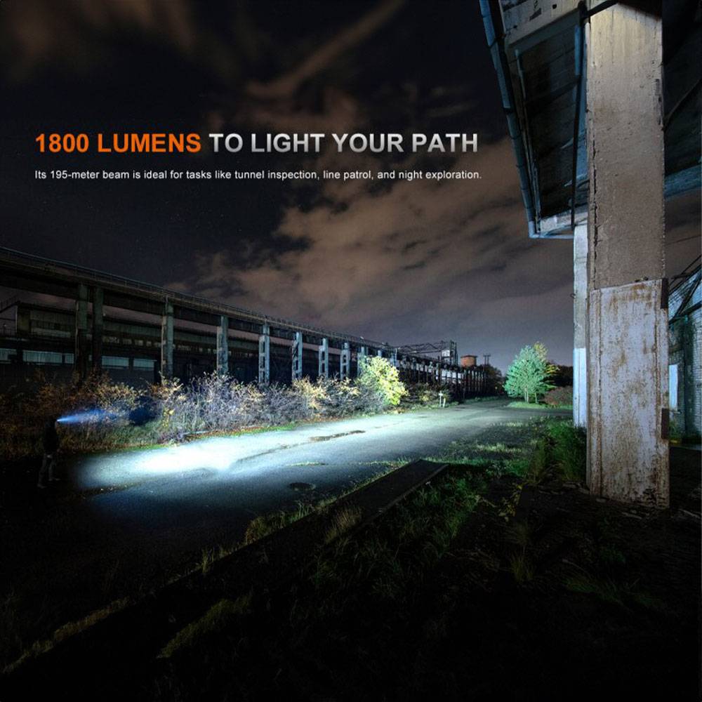 Fenix HM61R V3.0 LED Stirnlampe 1800 Lumen - Schwarz