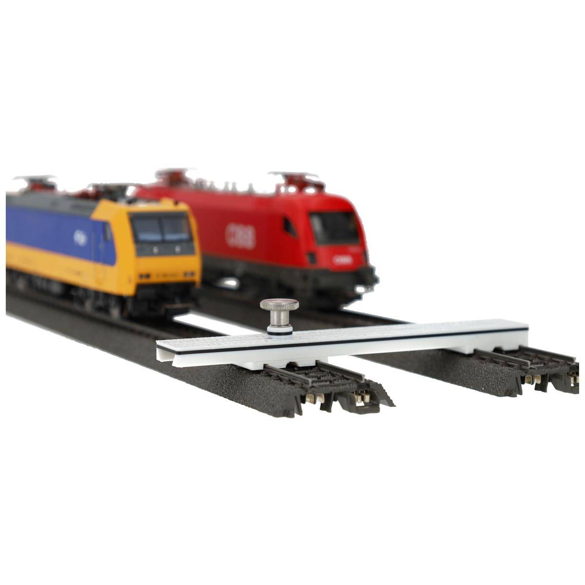 Einstellbare Gleisabstandslehre Spur H0 – 26 mm bis 100 mm – Robustes Modellbahn-Werkzeug