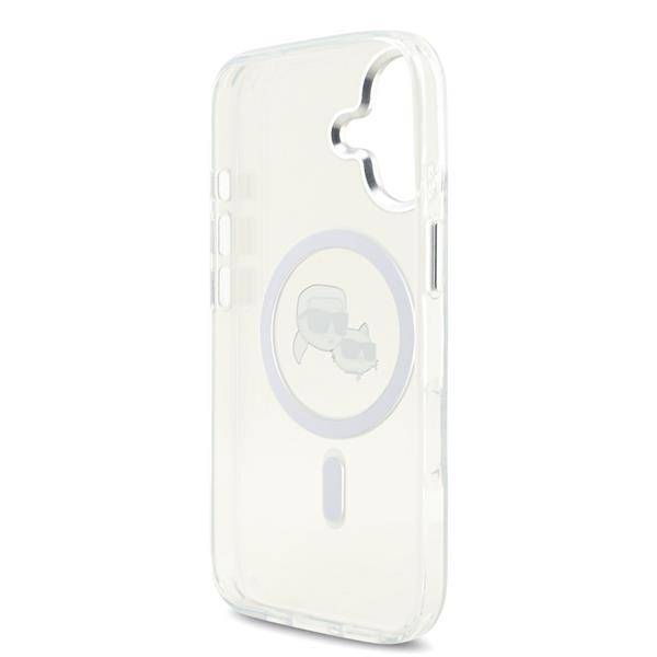 Case Hülle Karl Lagerfeld MagSafe iPhone 17 Kunststoff Karl Katze transparent