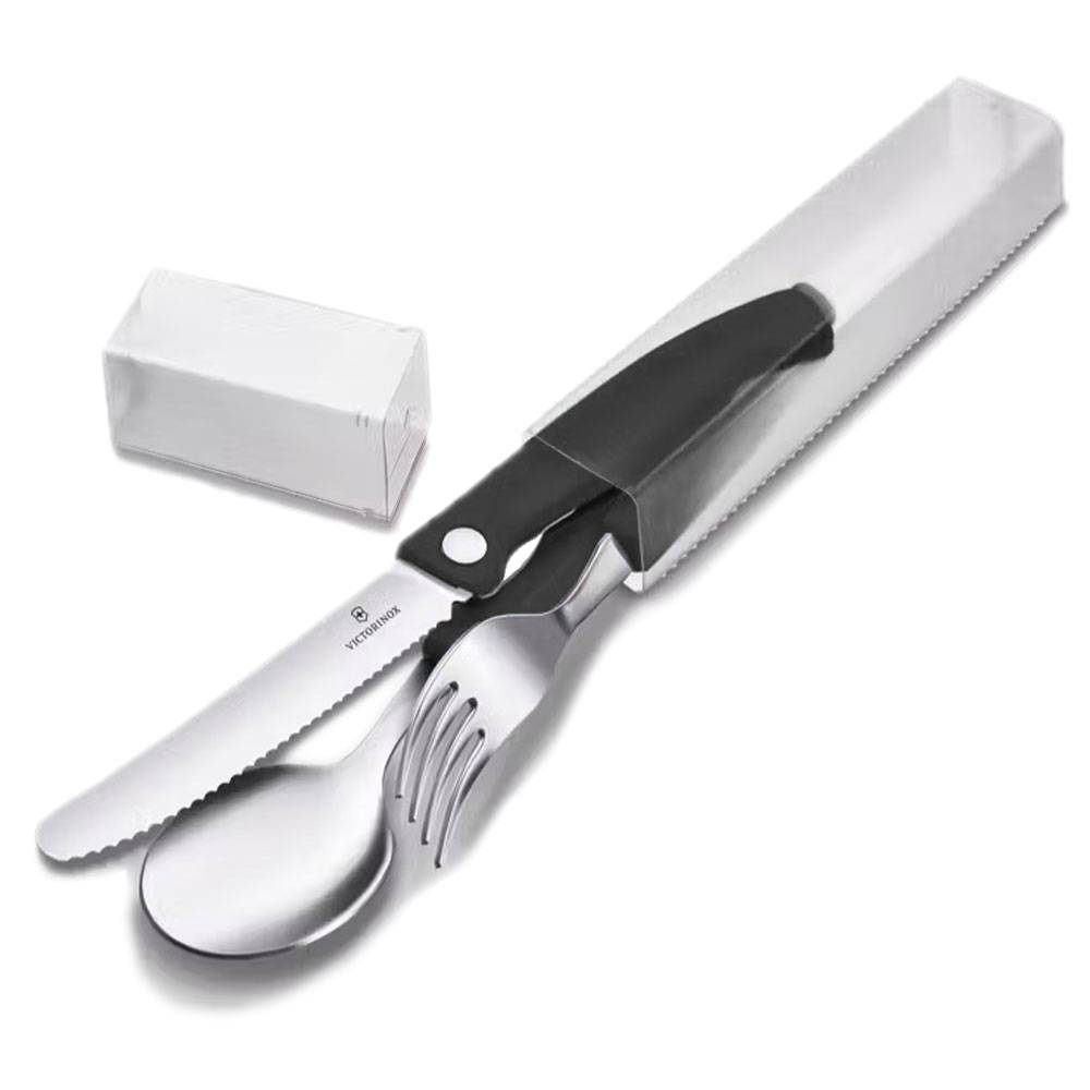 Victorinox Classic Picknick Set 3-teilig - Schwarz