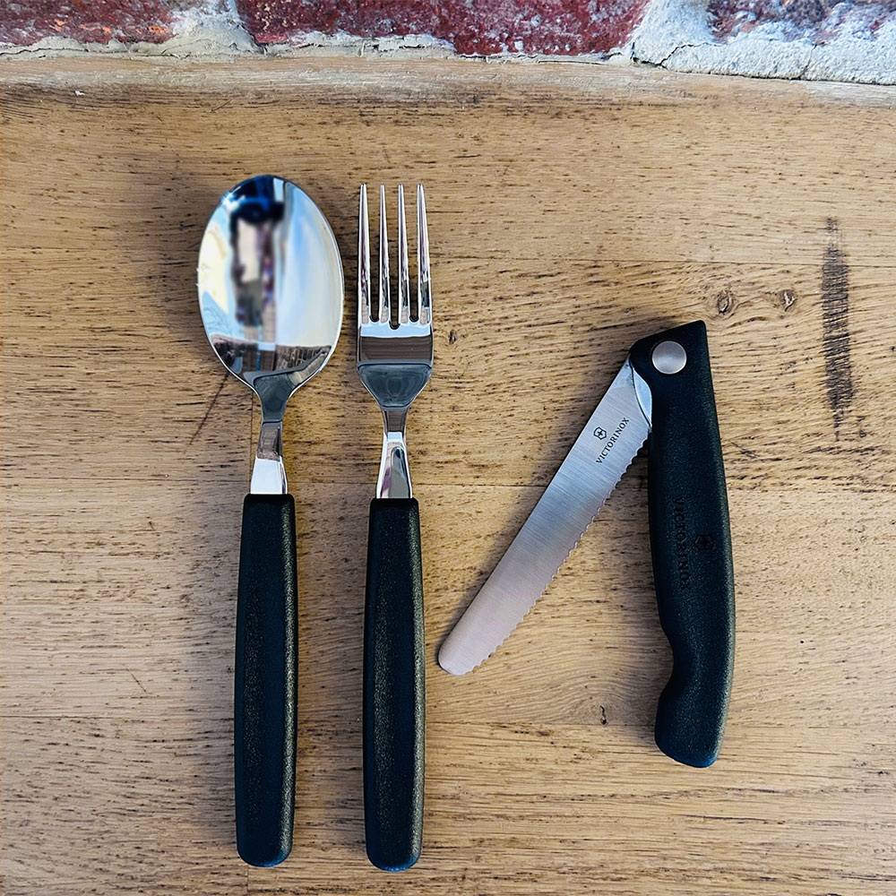 Victorinox Classic Picknick Set 3-teilig - Schwarz