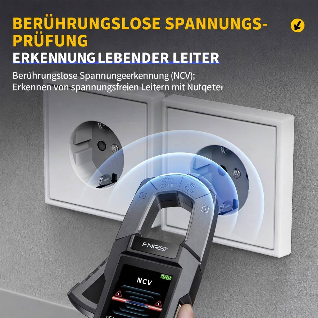 FNIRSI DMC-100 DC AC Strom Spannungszangenmessgerät Digitalmultimeter