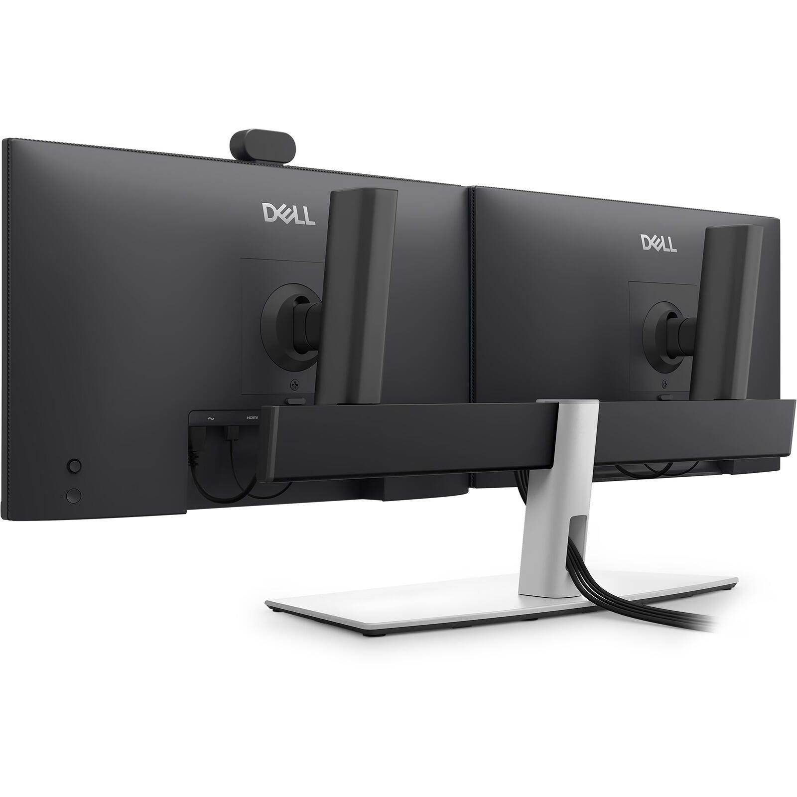 Dell Pro MDS26 - Aufstellung - für 2 Monitore - Schnellverschlussmechanismus - Silver/Black - Bildschirmgröße: 48.3-68.6