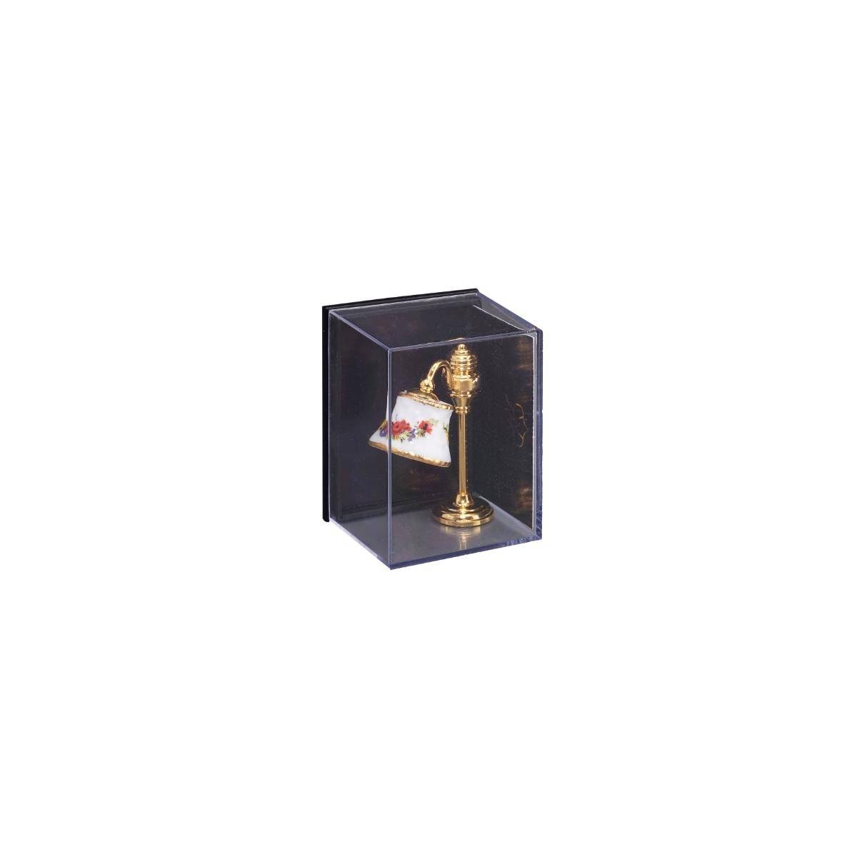 Einarm-Lampe - Dekor Blumen