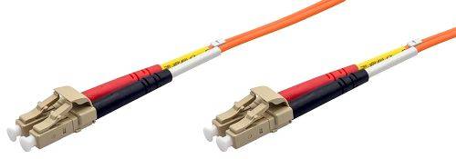 Ekivalan LWL Duplex Patchkabel OM2, 50/125 µm, LC/LC, orange, 50,0 m
