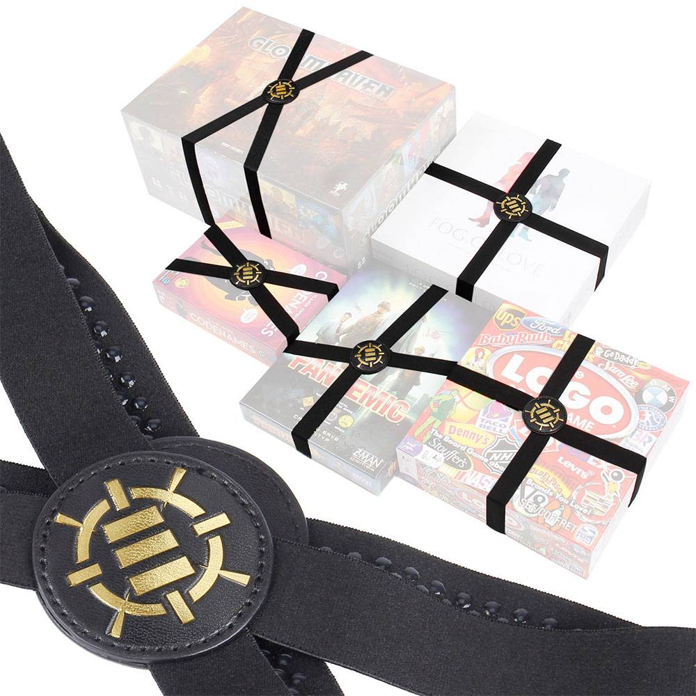 Enhance Board Game Elastic Box Bands 5-teiliges Set - Black