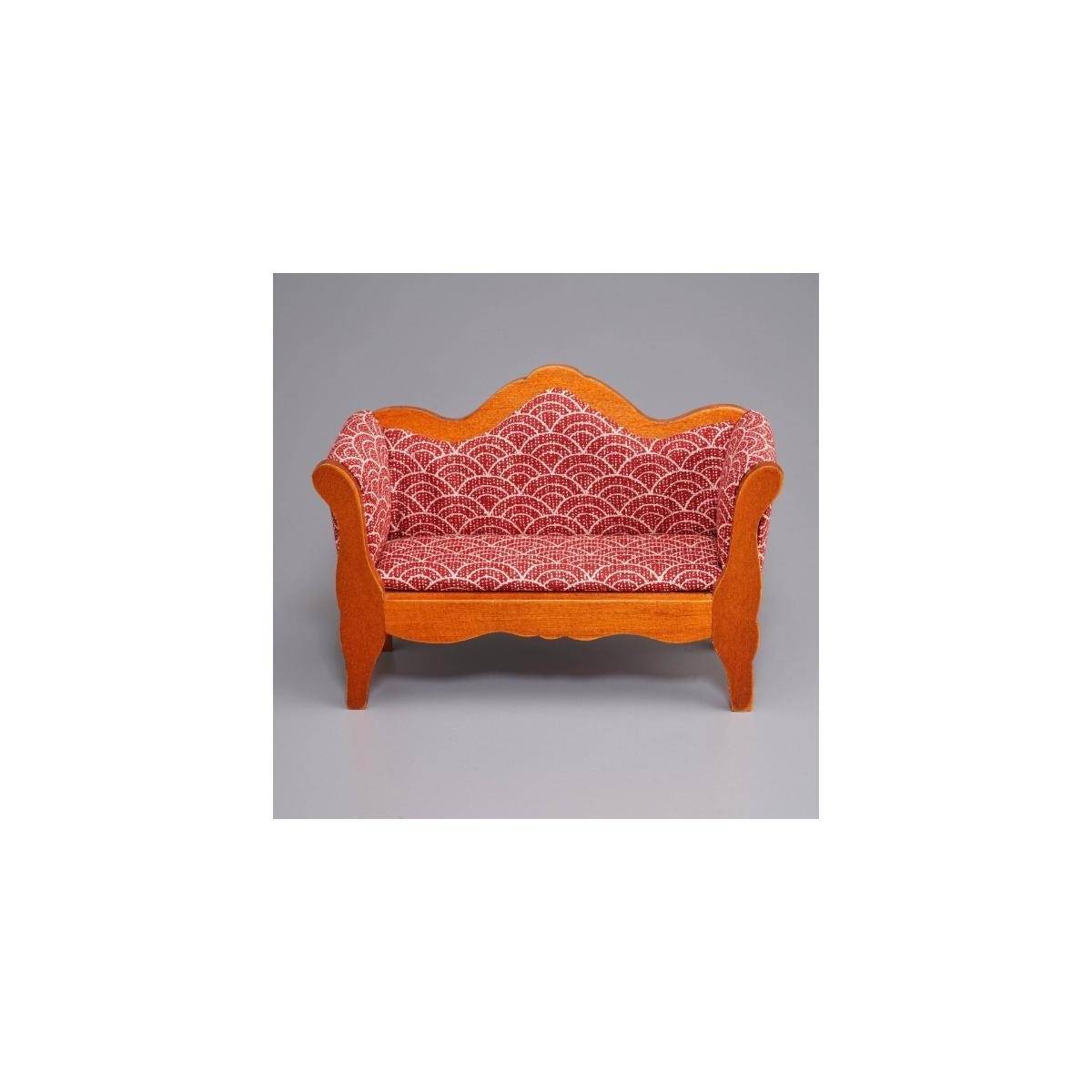 Sofa Biedermeier "Burgundy"