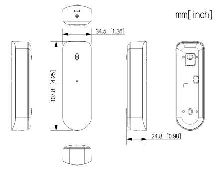Dahua - ARD512-W2(868) - Alarm - Glasbruch Melder, - Glasbruch Melder 868MHz