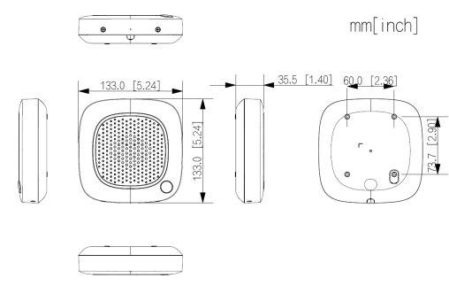 Dahua - ARA14-W2(868) - Alarm - Funk Intercom Sirene, - Funk Intercom Sirene Innenbereich 868MHz