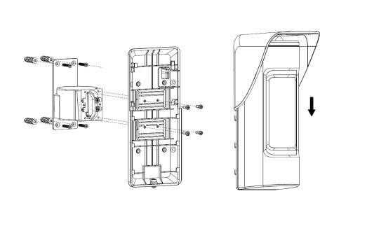 Dahua - ARA34E - Alarm - Halterung für ARD2251E, - Halterung für ARD2251E Aussenmelder