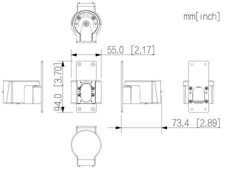 Dahua - ARA34E - Alarm - Halterung für ARD2251E, - Halterung für ARD2251E Aussenmelder