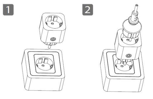 Dahua - ICS1-W2(868) - Alarm - Smarte Steckdose, - Smarte Steckdose 868MHz
