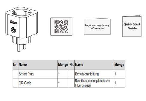 Dahua - ICS1-W2(868) - Alarm - Smarte Steckdose, - Smarte Steckdose 868MHz