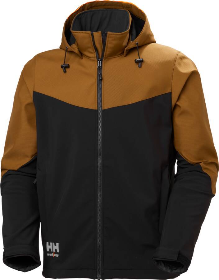 Softshelljacke OXFORD 74290_759-XL Größe XL Farbe braun / schwarz