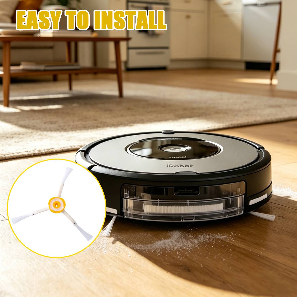 3er-Pack Seitenbürsten für iRobot Roomba 500/600/700 Serie