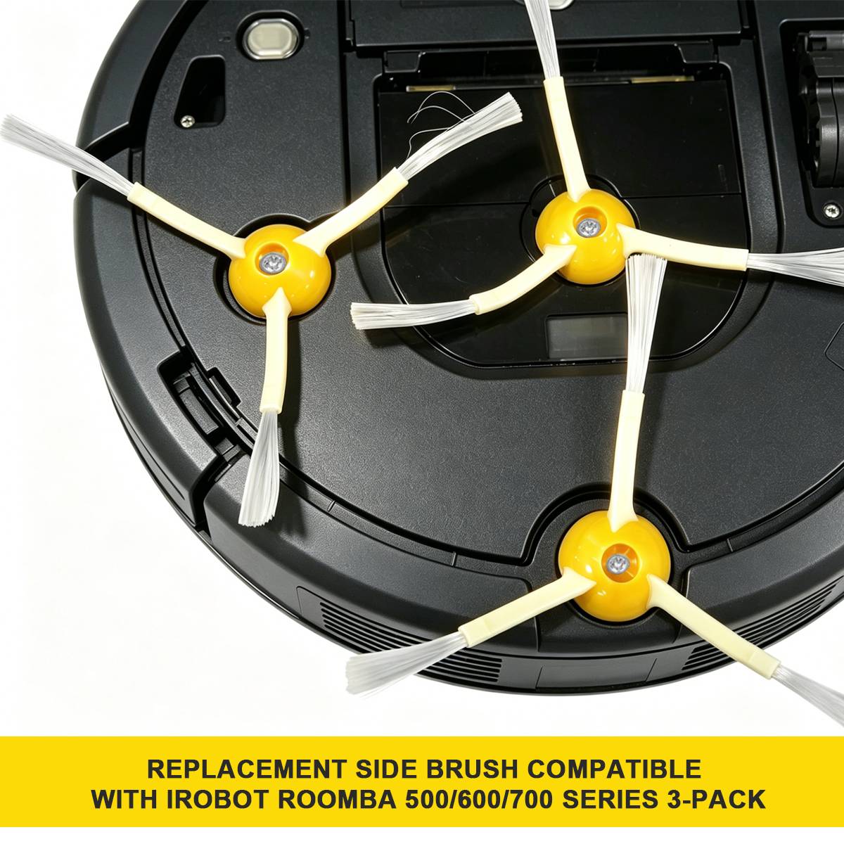 3er-Pack Seitenbürsten für iRobot Roomba 500/600/700 Serie