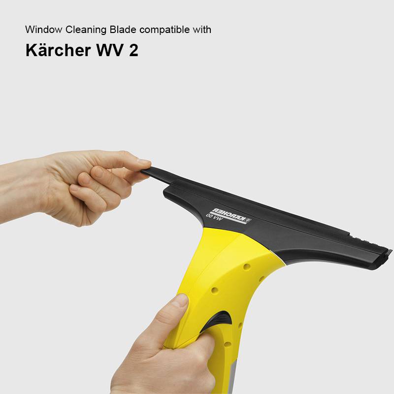 Abziehlippen für Kärcher WV 2 Akku-Fensterreiniger 25 cm 2er-Pack