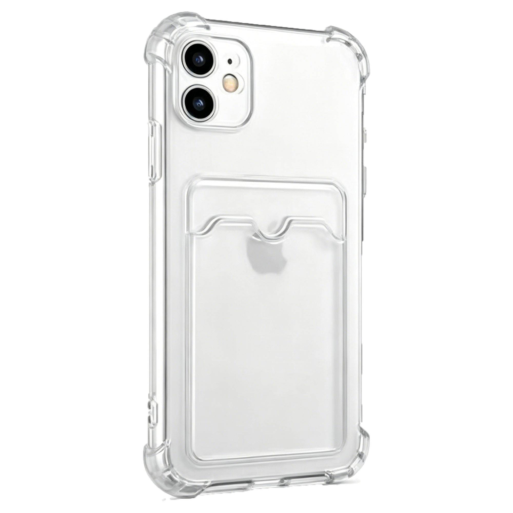 iPhone 11 Hülle mit Kartenhalter TPU transparent
