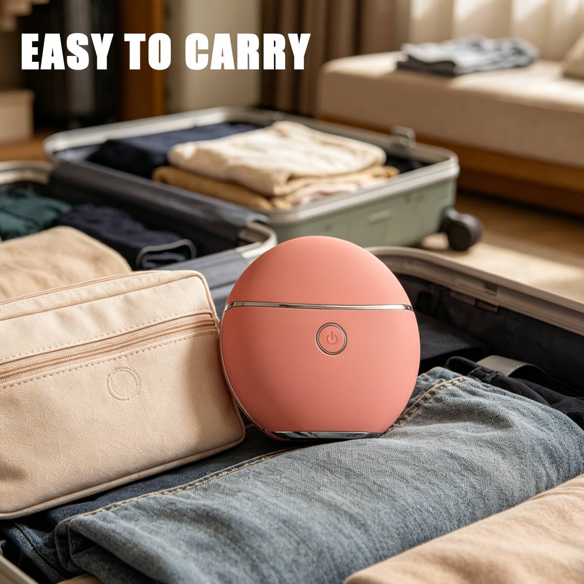 Gua Sha elektrisches Gesichts- und Körpermassagegerät EMS Mikrostrom Pink