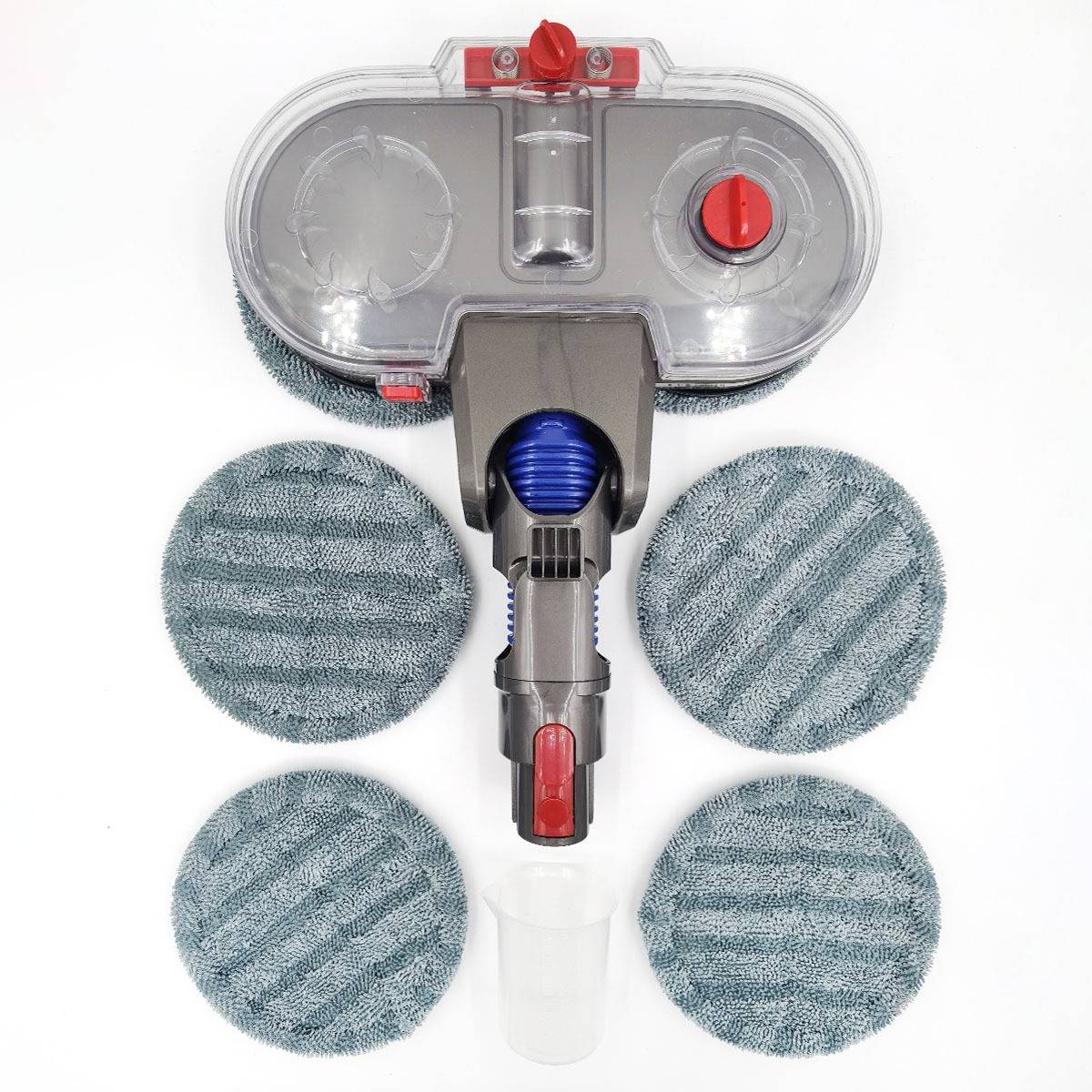 Wischaufsatz / Mopp mit 6 Wischpads für Dyson V11/V10/V15/V8/V7