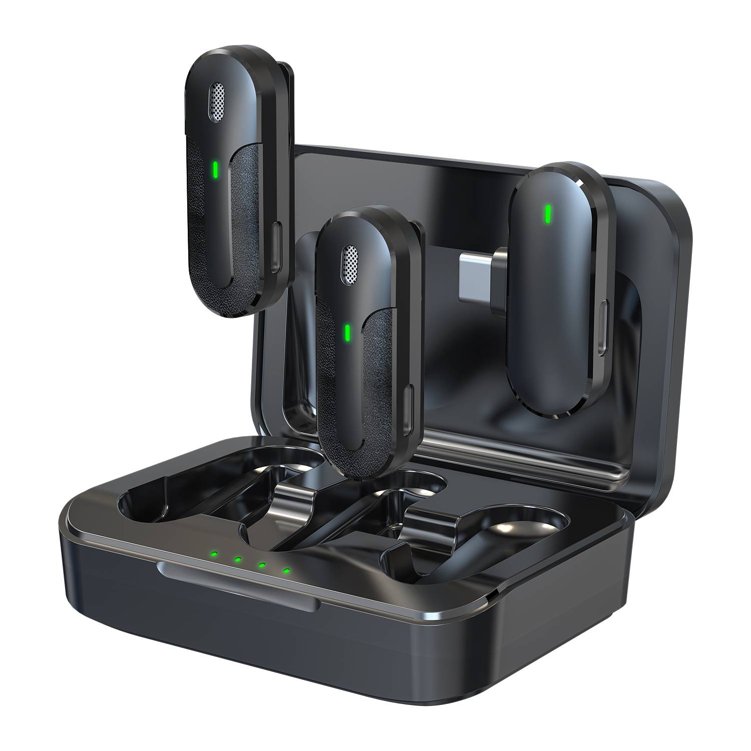 Kabelloses Lavalier-Mikrofon, Ansteckmikrofon für Aufnahmen, TikTok, Live-Stream