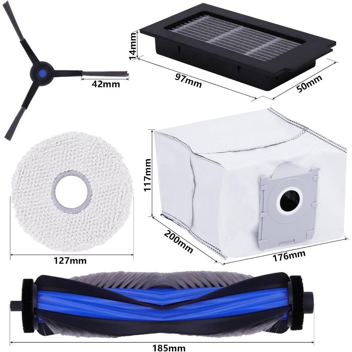 Ersatzset für Ecovacs T50 Pro Omni