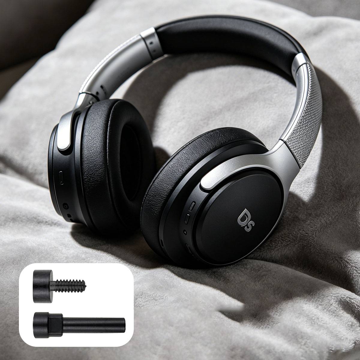 INF 2er Set Scharnierschrauben, kompatibel mit Bose QC35/35 II/45/SE Kopfhörern, Zinklegierung